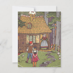 Hansel och Gretel, Gammalt sagospel av Hauman Inbjudningar