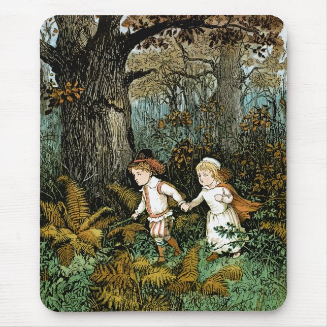 Hansel och Gretel illustration Musmatta (Framsidan)