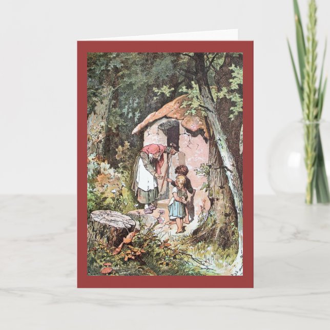 Hansel och Gretel med den onda häxan Kort (Framsida)
