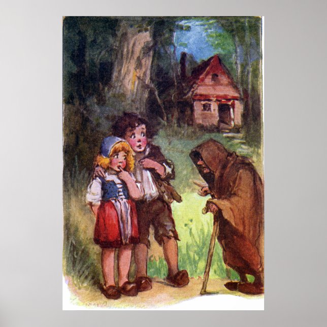 Hansel och Gretel Möte Witch Poster (Framsidan)