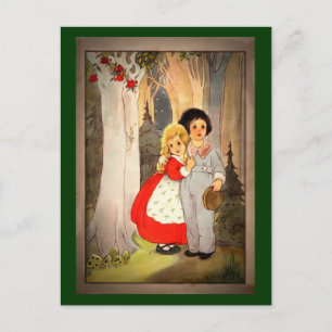 Hansel och Gretel vid Forest's Kant Vykort