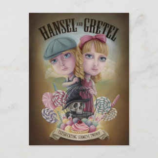 Hansel- och Gretel-vykort Vykort