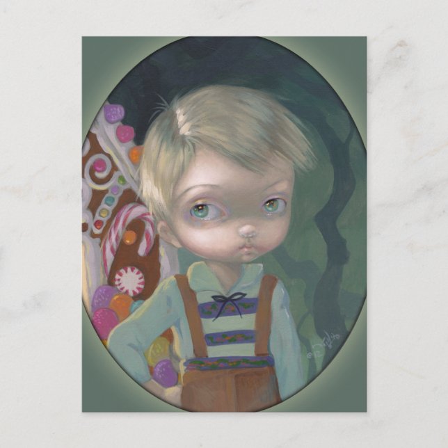 "Hansel" vykort (Framsida)