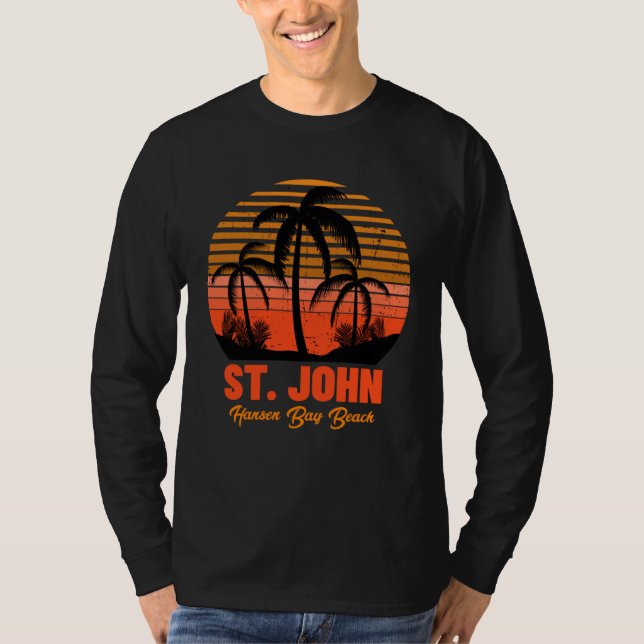 Hansen Bay Beach St John T Shirt (Framsida)