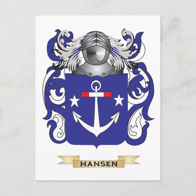 Hansen-(Danmark) Jackat av Arm (Familjerest) Vykort (Framsida)