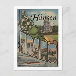 Hansen, IdahoLarge Brev ScenesHansen, ID Vykort