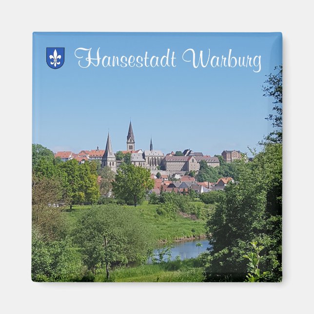 Hansestadt Warburg Magnet (Framsidan)
