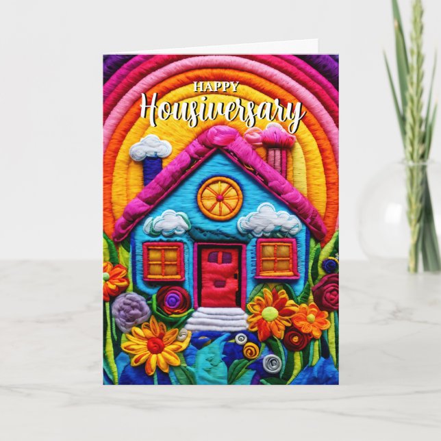 Hänskjutningskort för årsdagen av årsdagen för lyc kort (Framsida)