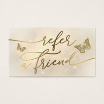 Hänskjutningskort för butterflies