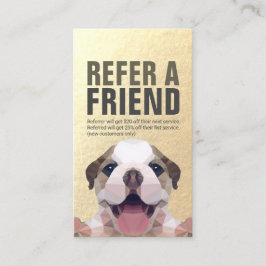 Hänskjutningskort för djuromsorga Sitta Bathing &  Rabattkort