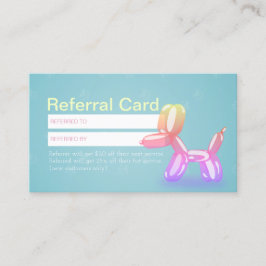 Hänskjutningskort för djuromsorga Sitta Bathing &  Rabattkort