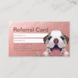 Hänskjutningskort för djuromsorga Sitta Bathing &  Rabattkort