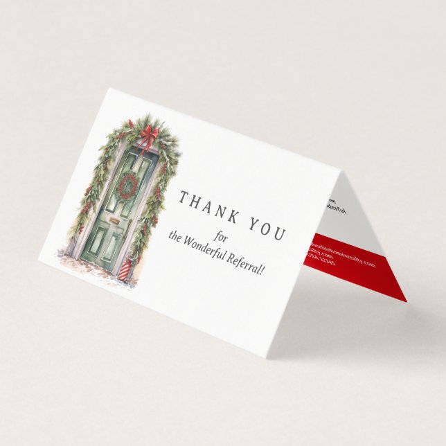 Hänskjutningskort för jultema i Gods Kort (Framsida)