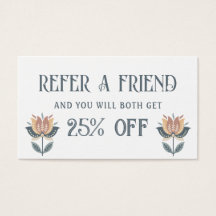 hänskjutningskort för konstblommor