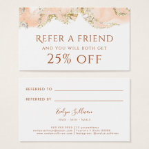 Hänskjutningskort för persiko bläck