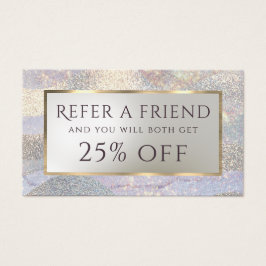 Hänskjutningskort för vinkar elegant för vattenfär visitkort