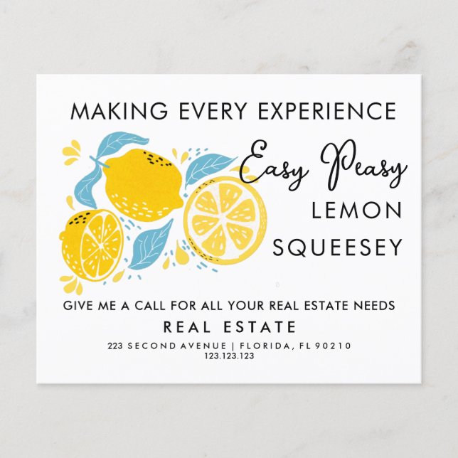 Hänskjutningsmeddelande för reella Gods LEMON | Ro Flygblad (Framsidan)