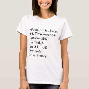 Hanson Discography T Shirt