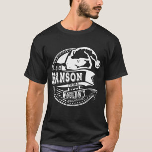 Hanson- Hatt Jul Personligt Namn T Shirt