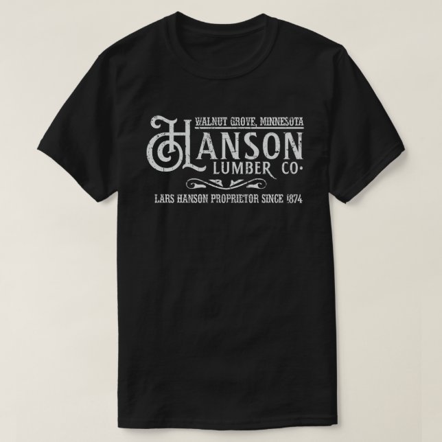 Hanson Lumber Company från Little House på Pra T Shirt (Design framsida)