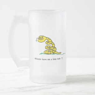 Hansssss Lämna mig ifred pojkar Gadsden-parodi Frostat Ölglas