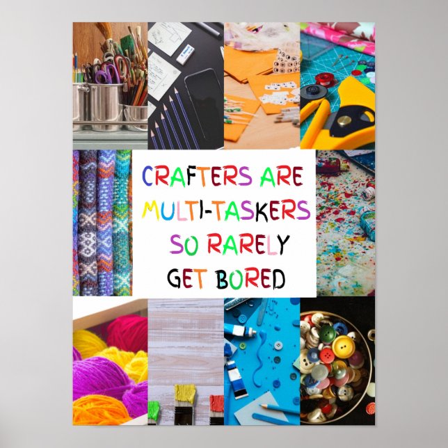 Hantare är multitaskare. poster (Framsidan)