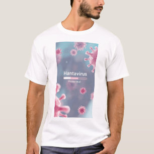 Hantavirus estetisk mikrobe konst – Rollig vetensk T Shirt