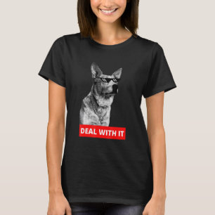 Hantera Det Australiensisk Nötboskap Hund Heeler T Shirt