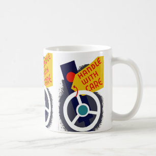 Hantera med försiktighet kaffemugg