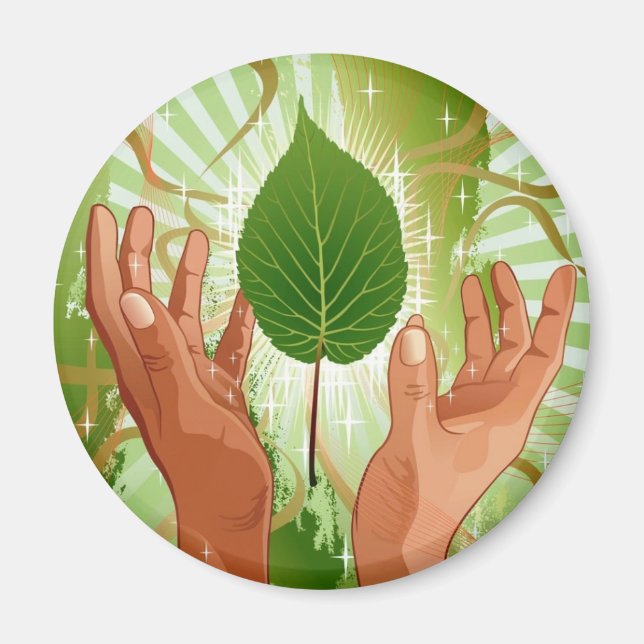 Hantera med försiktighet magnet (Framsidan)