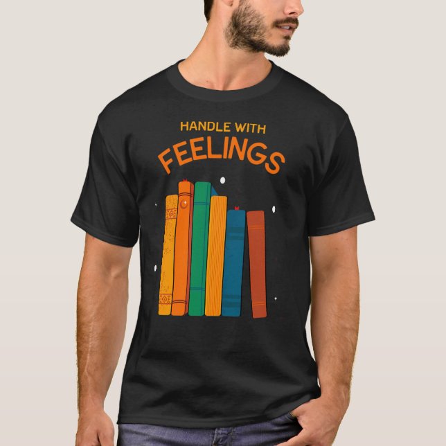 Hantera med känslor t shirt (Framsida)