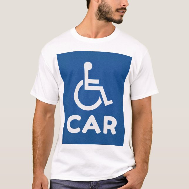 Hanterad bil t shirt (Framsida)