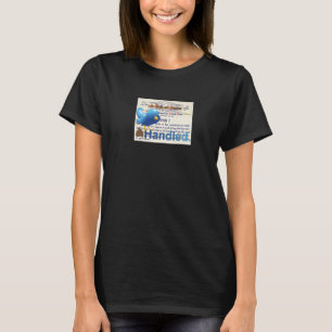 Hanterad. Blue Bird. Fakturering av Höger Artikel T Shirt