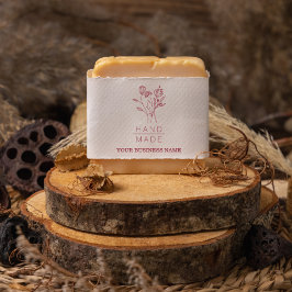 Hanterad botanisk Bouquet-Blommigt-utandning Stämpel