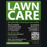 Hanterad Gräsmatta, Gräsmatta Reklamblad<br><div class="desc">Mowed Gräsmatta,  Gräsmatta Care Services Advertising Flyer från Affärskort Store.</div>