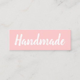 Hanterad minimalistisk modern, enkel pastelliserad mini visitkort