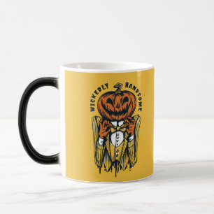 Hanterar snabbt Jack-O-Lantern Halloween Magisk Mugg