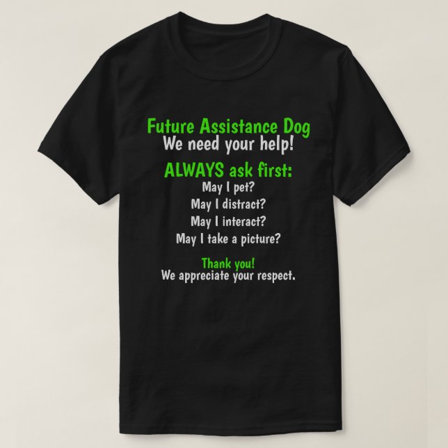 Hanterare för framtida stöd t shirt (Design framsida)