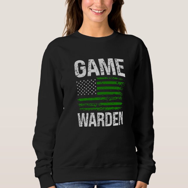 Hanteraren för spel Warden Wildlife Control Agent  T Shirt (Framsida)