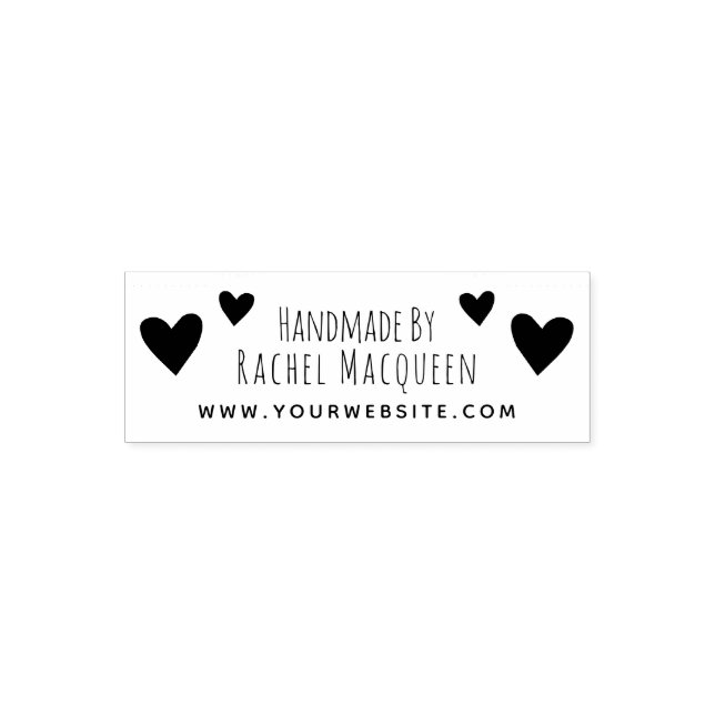 Hanteras av affärspaket för webbplatser på Hearts  Självfärgande Stämpel (Design)