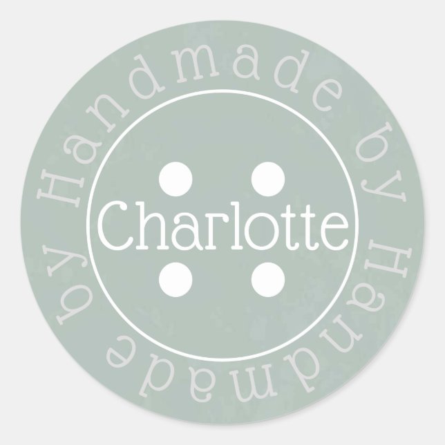 Hanteras med hjälp av papper etikett för syningskn (Framsida)