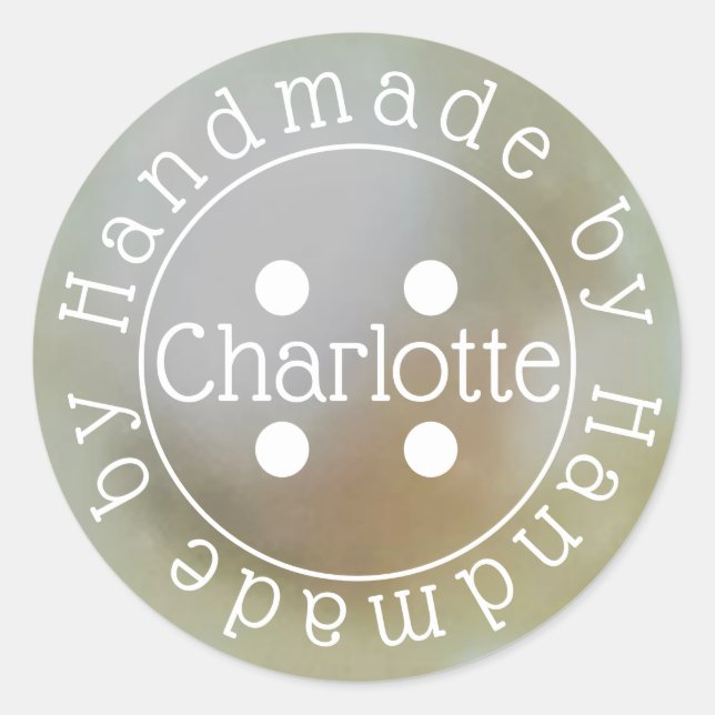 Hanteras med hjälp av papper etikett för syningskn (Framsida)