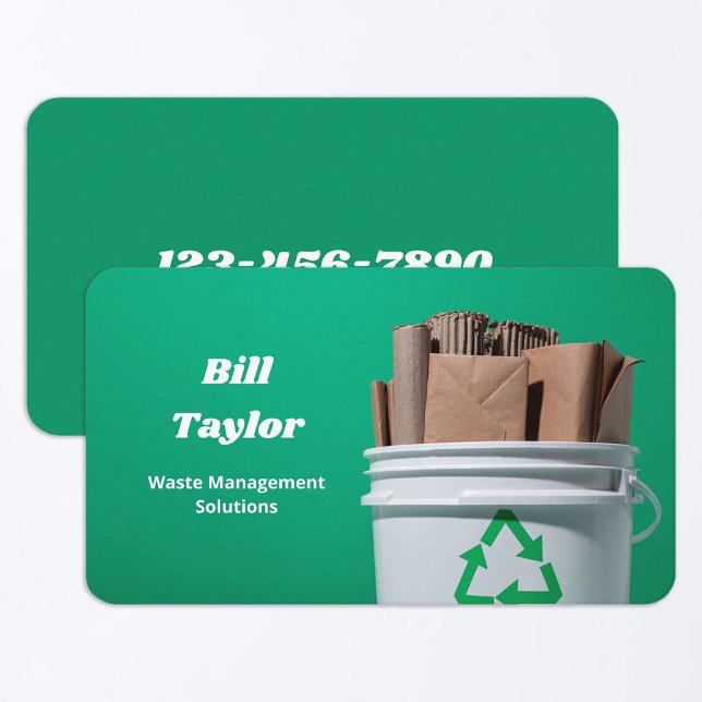Hantering av återanvändning av Slösa Visitkort (Recycling Business Cards)