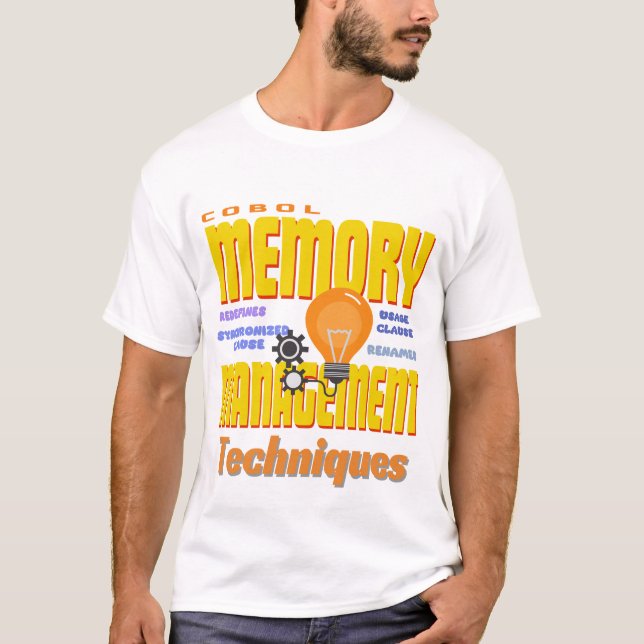 Hantering av Cobol Programming-minne T Shirt (Framsida)