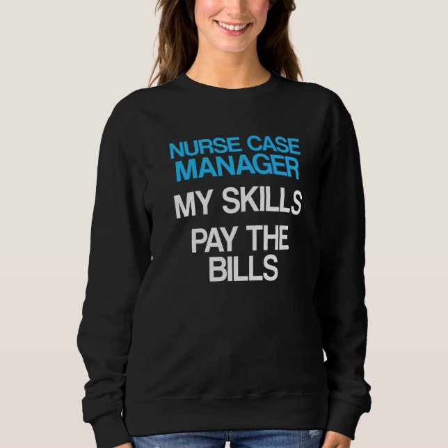 Hantering av sjuksköterska Fodral Manager Rn Manag T Shirt (Framsida)