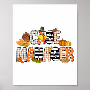 Hantering av Thanksgiving Fodral Poster