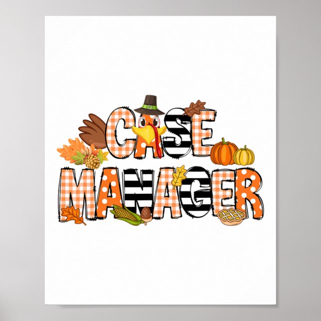 Hantering av Thanksgiving Fodral Poster (Framsidan)
