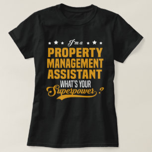 Hanteringsassistenten för egendom t shirt