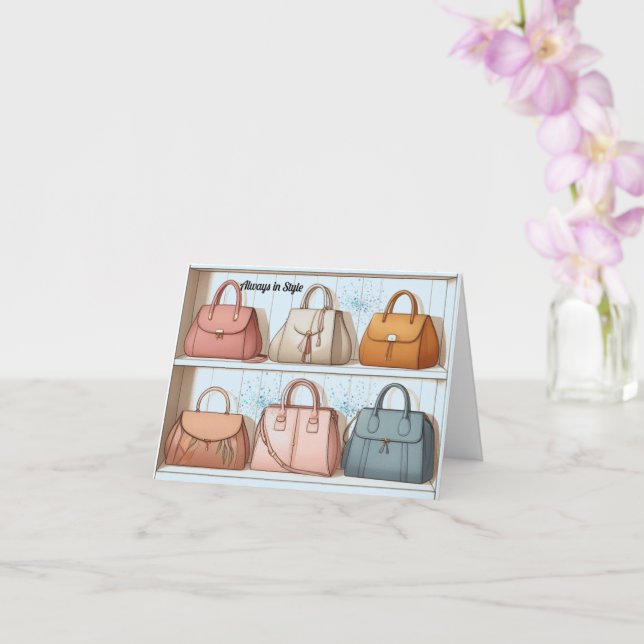 Hanteringskort för chic Snyggt Hälsning Kort (Orkide)