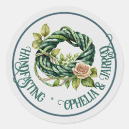 HANTERINGSSTÄCKARE FÖR FAVORS ENVELOPES CORD RUNT KLISTERMÄRKE